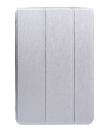 Apple iPad Mini 4 Tri-Fold Stand Case Zilver Hoesjes