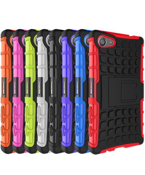 Sony Xperia Z5 Compact Anti-slip Back Cover Zwart afbeelding 3