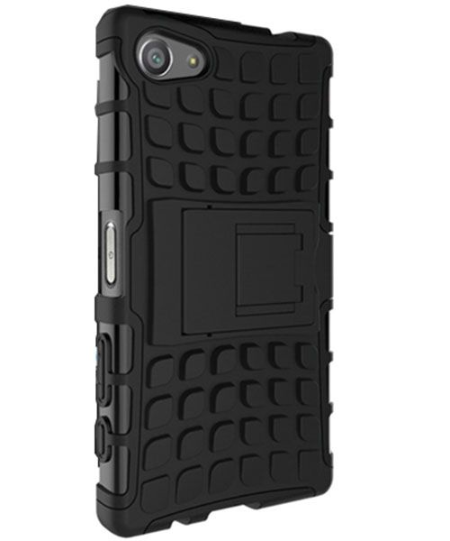 Sony Xperia Z5 Compact Anti-slip Back Cover Zwart afbeelding 4