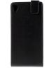 Sony Xperia Z5 Premium PU Leather Flip Hoesje Zwart
