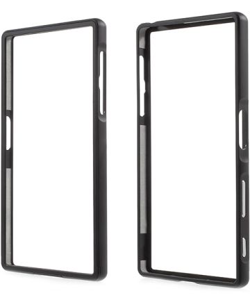 Sony Xperia Z5 Slim Aluminium Bumper Case Zwart Hoesjes
