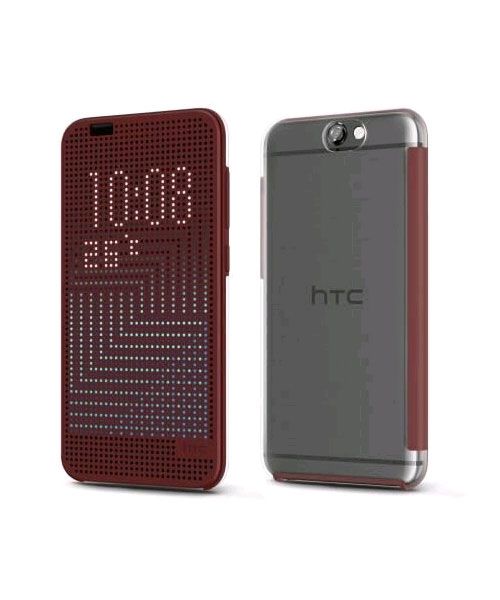 HTC One A9 Dot View Case II HC M272 Deep Garnet afbeelding 1