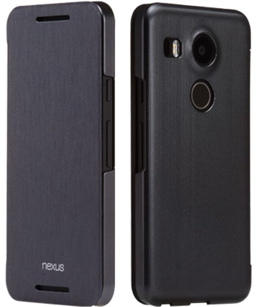 Google LG Nexus 5X Quick Cover Flip Case Zwart afbeelding 3
