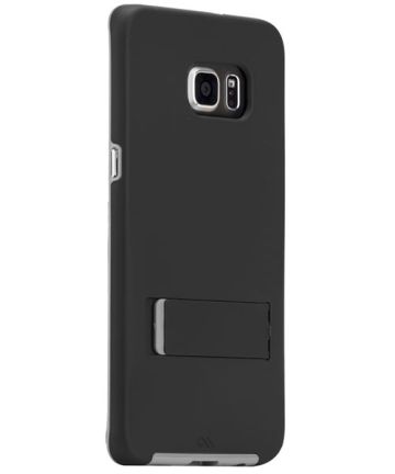Case-Mate Tough Stand Case Samsung Galaxy S6 Edge Plus - Zwart/Zilver Hoesjes