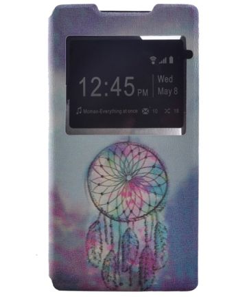 Sony Xperia Z5 Compact View Window Cover Dream Catcher Hoesjes