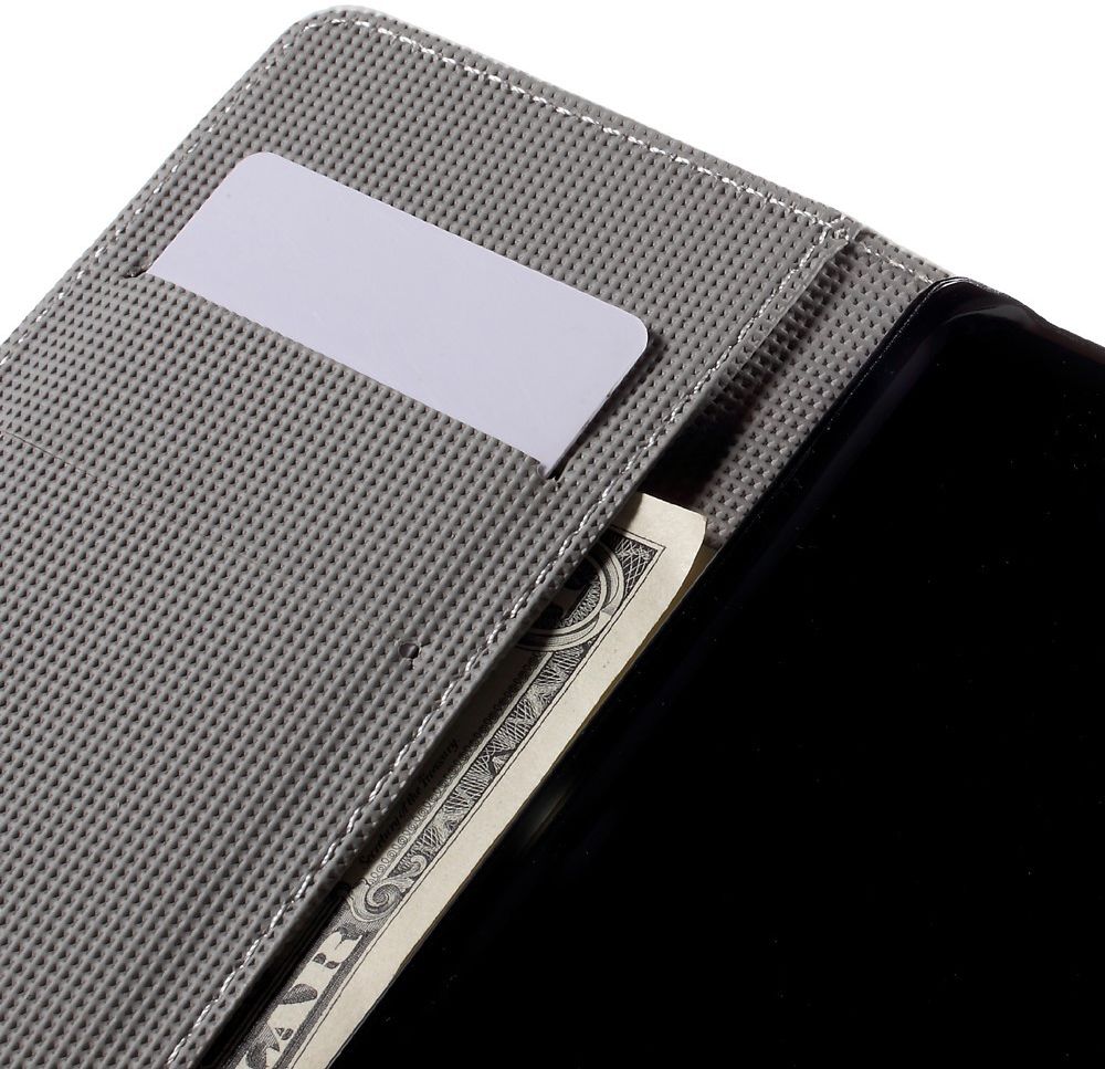 Huawei Y6 Wallet Case met Print Blauw Vlinder afbeelding 7