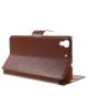 Huawei Y6 Wallet Stand Case - Bruin