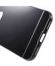 Huawei Y6 Aluminium Bumper Back Case Zwart