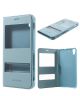 Huawei Y6 Dual Window View Case Blauw