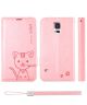 Samsung Galaxy S5 (Neo) Leiers Domi Cat Series Leather Case