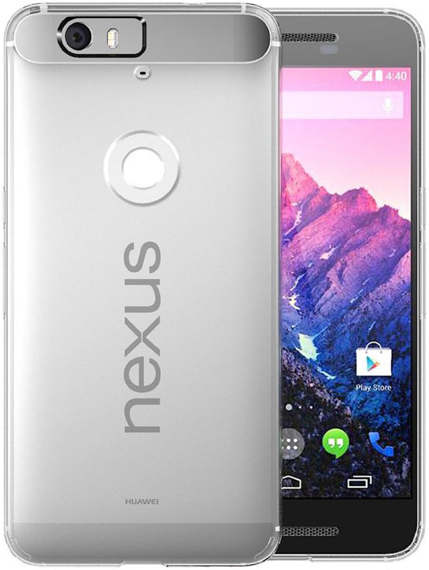 Huawei Nexus 6P Transparante TPU Back Cover afbeelding 2