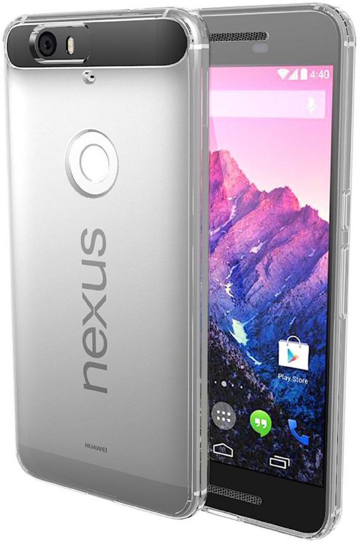 Huawei Nexus 6P Transparante TPU Back Cover afbeelding 4