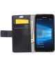 Microsoft Lumia 550 Wallet Flip Case Zwart