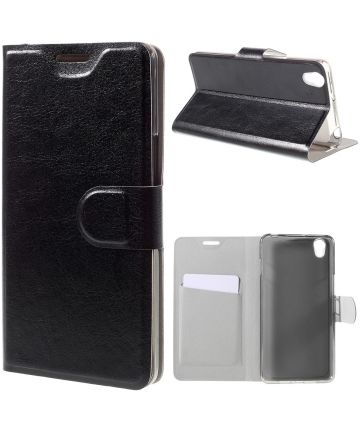 OnePlus X Wallet Case Zwart Hoesjes