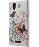 Acer Liquid Z630 Wallet Stand Print Case Butterfly Circles
