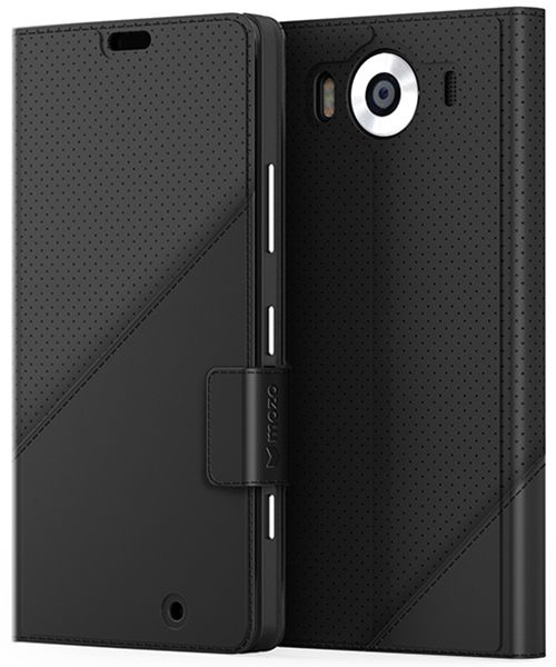 Mozo Book Cover Microsoft Lumia 950 Zwart afbeelding 1