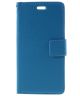 HTC One A9 Portemonnee Flip Hoesje Blauw