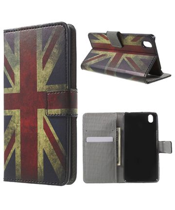 OnePlus X Wallet Hoesje met Print Britse Vlag Hoesjes