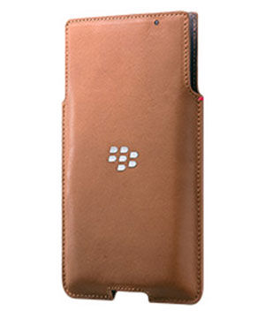 BlackBerry Priv Leather Pouch Bruin Hoesjes