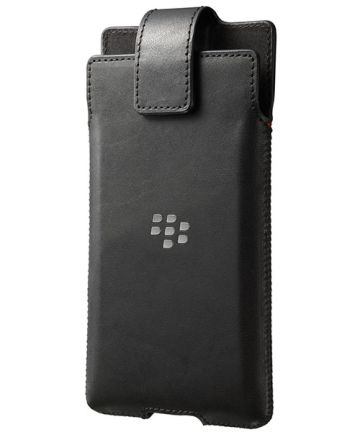 BlackBerry Priv Leather Holster Zwart Hoesjes