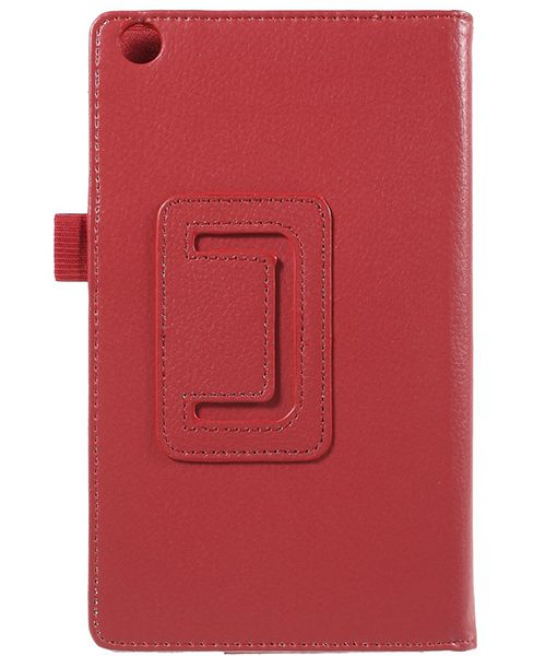 Asus ZenPad C 7.0 Litchi Flip Hoesje Rood afbeelding 4