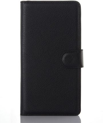 Sony Xperia M5 Portemonnee Hoesje Zwart Hoesjes