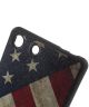 Sony Xperia M5 Back Cover TPU Hoesje Retro American Flag