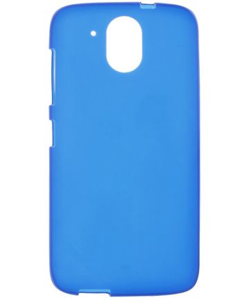 HTC Desire 526 Dubbelzijdig Matte TPU Cover Blauw Hoesjes