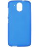 HTC Desire 526 Dubbelzijdig Matte TPU Cover Blauw
