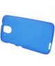 HTC Desire 526 Dubbelzijdig Matte TPU Cover Blauw