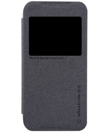 Nillkin Sparkle Series Leather Flip Case HTC Desire 526 Zwart Hoesjes