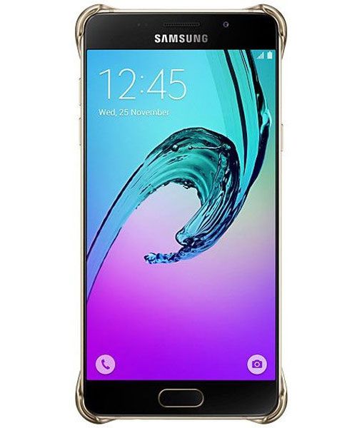 Samsung Galaxy A5 (2016) Clear Cover Goud afbeelding 3