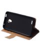 Alcatel One Touch Go Play Lederen Wallet Flip Case Playing Cat