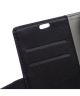 Wiko Pulp Fab 4G Lederen Wallet Flip Case Zwart