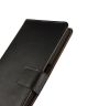 Microsoft Lumia 950 XL Lederen Portemonnee Hoesje Zwart