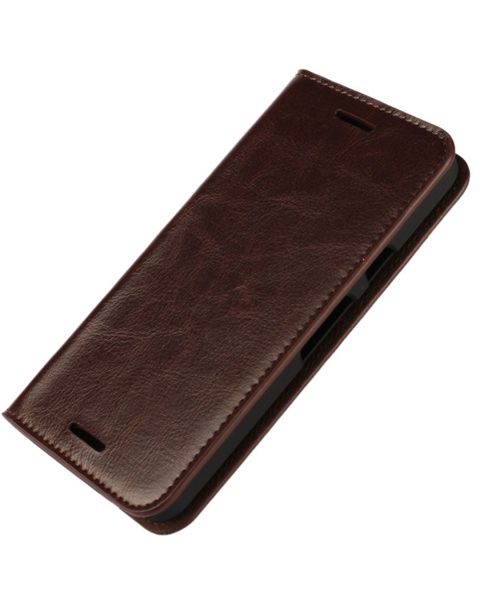 LG Nexus 5X Crazy Horse Portemonnee Hoes Brown afbeelding 2