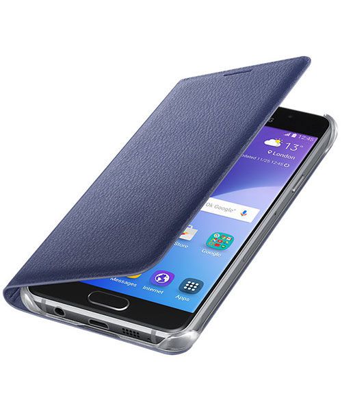 Officieel Samsung Galaxy A3 (2016) Portemonnee Hoesje Zwart afbeelding 1