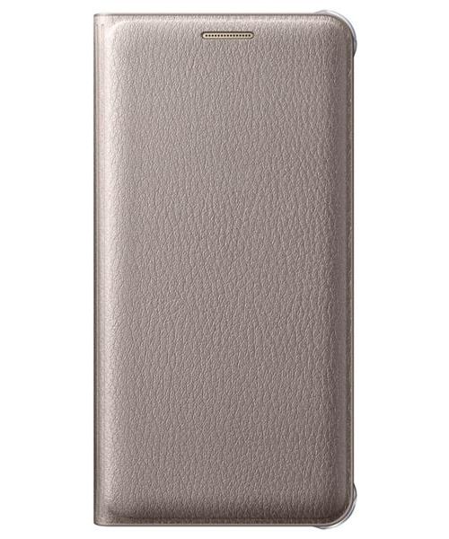 Officieel Samsung Galaxy A3 (2016) Portemonnee Hoesje Goud afbeelding 3