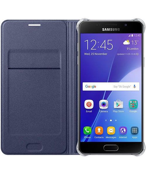 Samsung Galaxy A5 (2016) Flip Wallet Zwart afbeelding 1