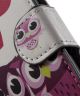 Alcatel One Touch Idol 3 (4.7) Flip Hoesje Adorable Owls