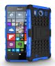 Microsoft Lumia 950 Hybrid Kickstand Back Cover Blauw