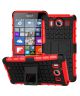 Microsoft Lumia 950 Hybrid Kickstand Back Cover Rood