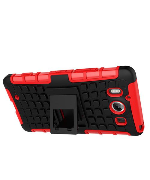 Microsoft Lumia 950 Hybrid Kickstand Back Cover Rood afbeelding 6