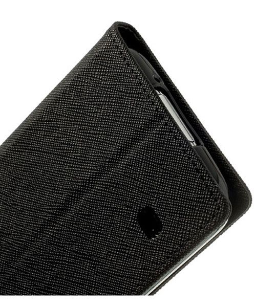 Samsung Galaxy S5 Mercury Fancy Diary Wallet Case Zwart afbeelding 11
