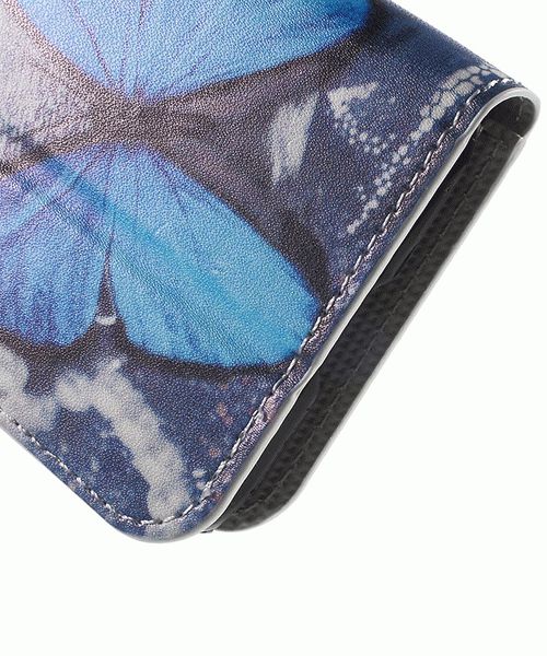 Samsung Galaxy Core Prime (VE) Print Portemonnee Hoesje Blue Butterfly afbeelding 9