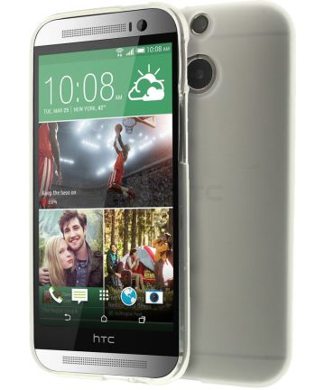 HTC One M8 TPU Hoesje Transparant Hoesjes