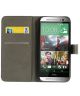 HTC One M8 Wallet Flip Case met Uilen Print