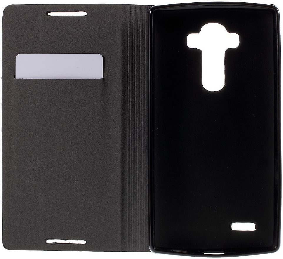 LG G4 Flip Hoesje met Accent Zwart afbeelding 6