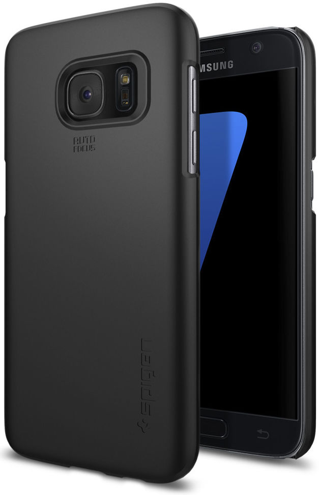 Spigen Thin Fit Case Samsung Galaxy S7 Zwart afbeelding 1