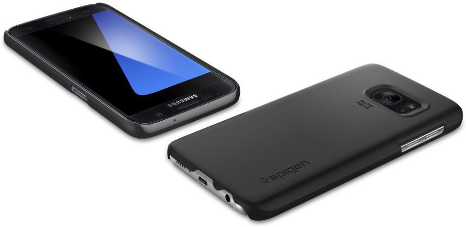 Spigen Thin Fit Case Samsung Galaxy S7 Zwart afbeelding 12